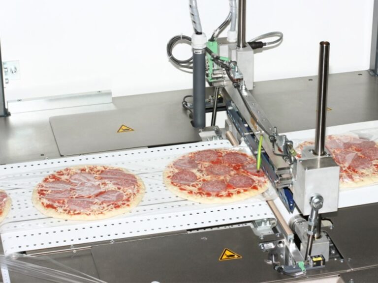 Pizza på sugband, tätt inslagen i film