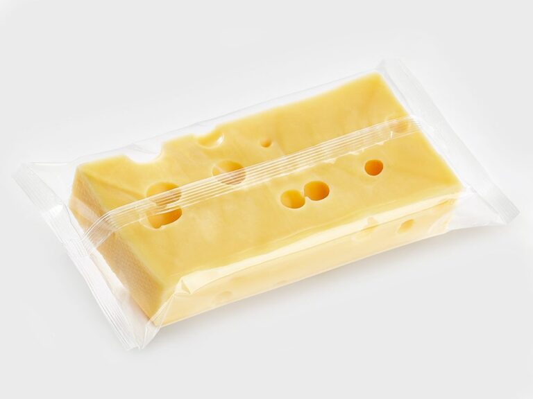 Blockost i transparent flowpack