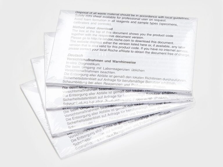 Bipacksedlar i filmförpackning